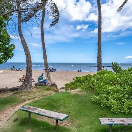 Kihei Bay Surf 208- Updated Partial Oceanview Studio Across From Beach Exterior photo