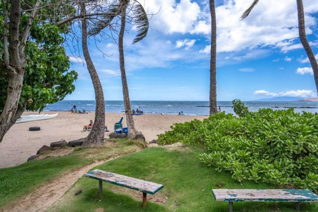 Bay Surf 208- Updated Partial Oceanview Across From Apartment Kihei